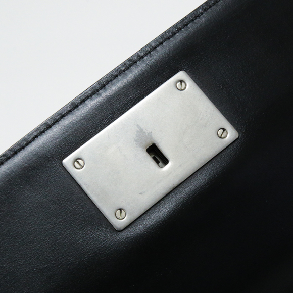 Prada Chain Shoulder Leather Shoulder Bag Black - Picture 13 of 16